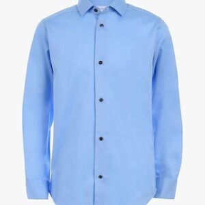Calvin Klein Light Blue Button-Down Dress Shirt boys size 10